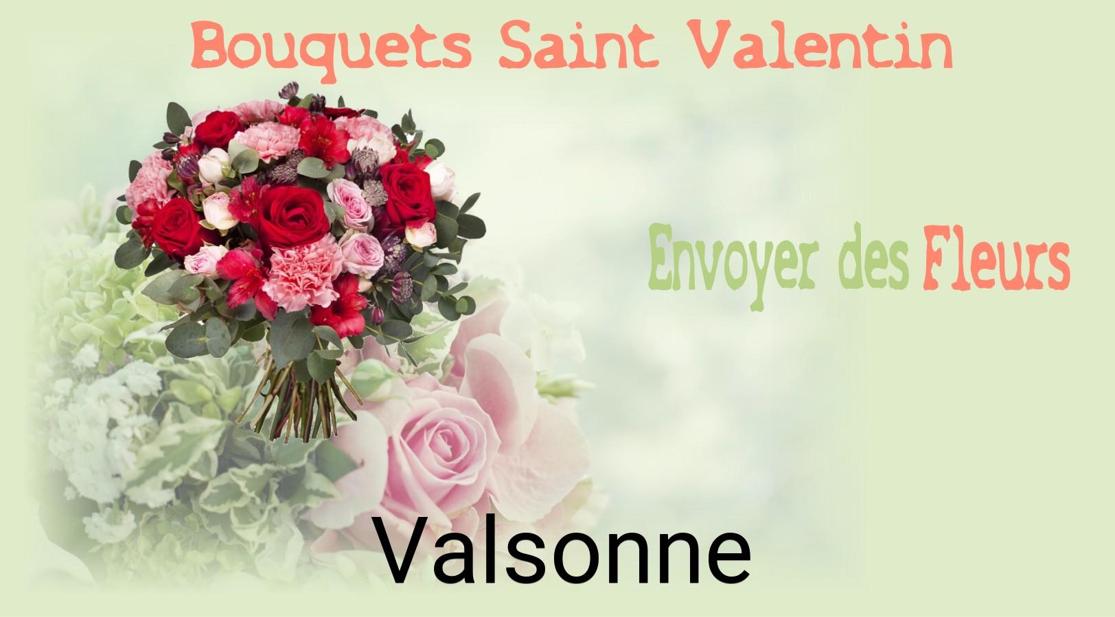 Roses de Saint-Valentin livrées à Valsonne